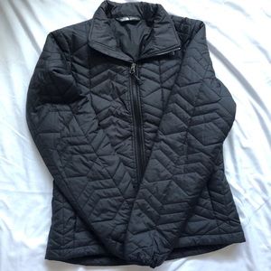 Black Quilted North Face Jacket